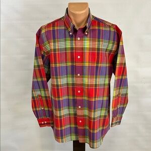 Orvis long sleeve button down collar shirt.  L